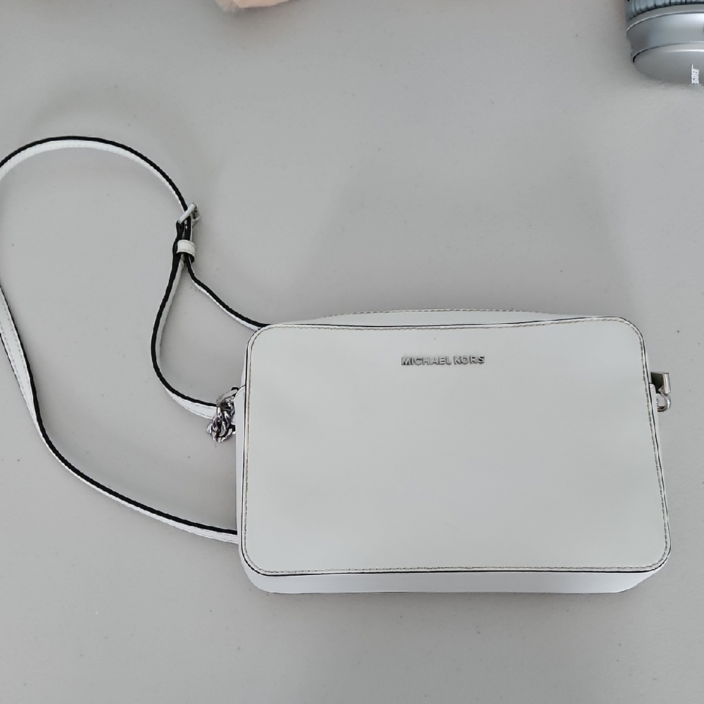 Michael Kors White Crossbody Bag